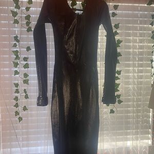 Maxi slinky dress